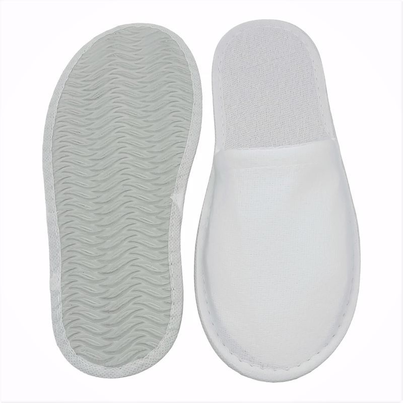 Triolist Papuci Textil Alb HOTEL (talpă 5mm)