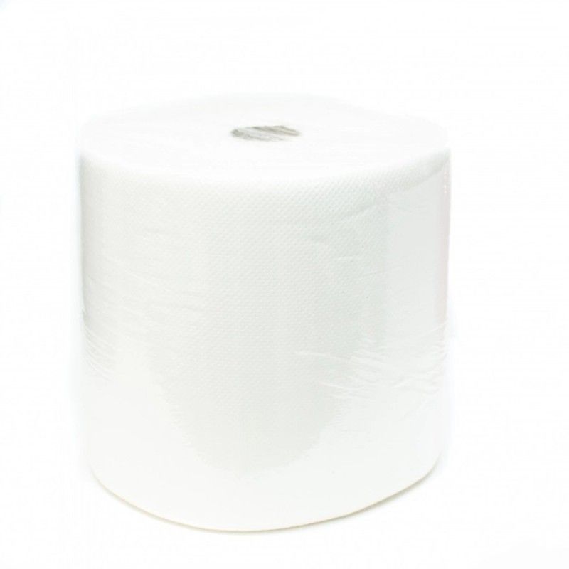 Rola prosop hartie alb, 80m, 100% celuloza